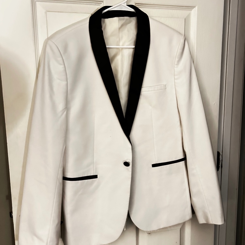White Tuxedo Jacket